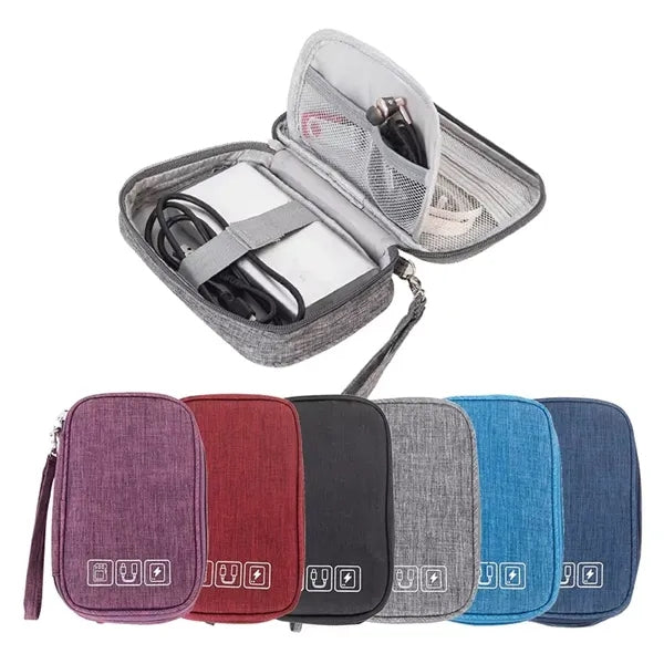 Travel Case Earphone USB Cable Storage Bag