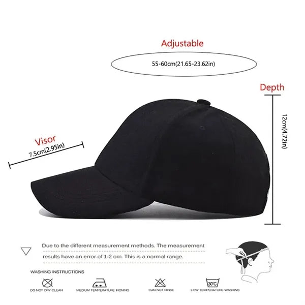 Autumn Breeze Suede Cotton Baseball Cap