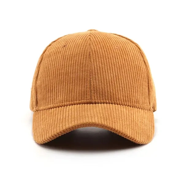 Autumn Shield Corduroy Baseball Cap