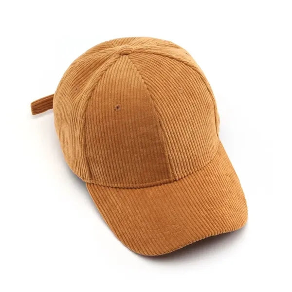 Autumn Shield Corduroy Baseball Cap