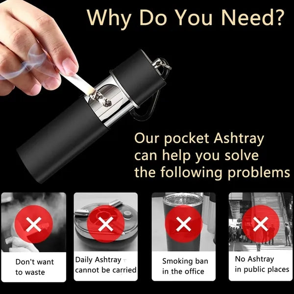 Portable Drawer Type Ashtray
