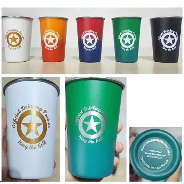 16oz 500ML Stainless Steel Single Wall Beer Cup