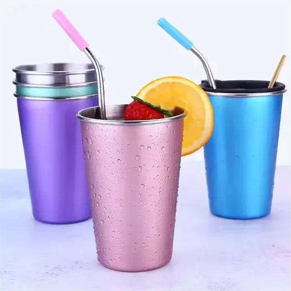 16oz 500ML Stainless Steel Single Wall Beer Cup