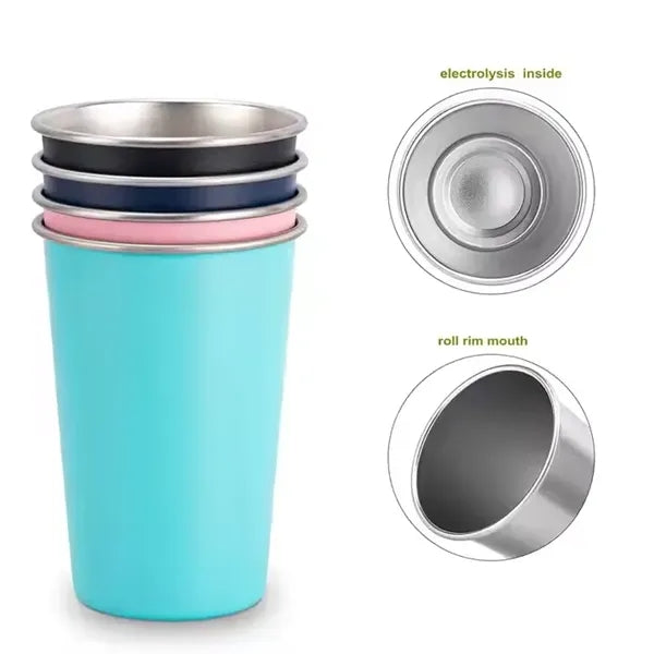 16oz 500ML Stainless Steel Single Wall Beer Cup