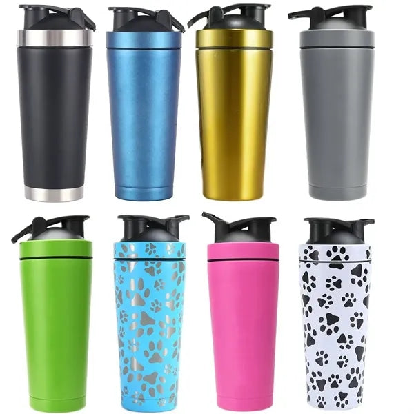 500ml Stainless Steel Protein Shaker Bottle