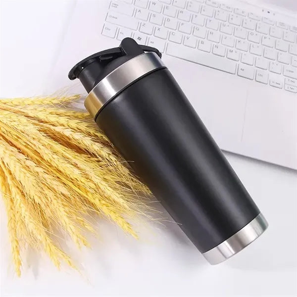 500ml Stainless Steel Protein Shaker Bottle
