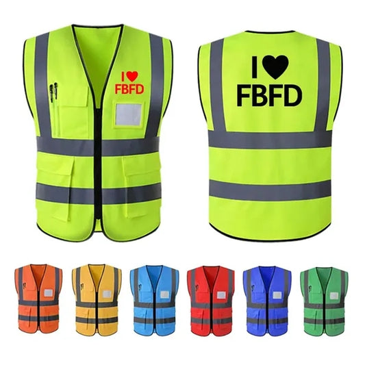 Reflective Safety Vest w/Pockets