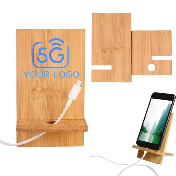 Bamboo Wood Mobile Phone Stand