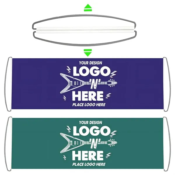 PET Retractable Hand Roll Banner
