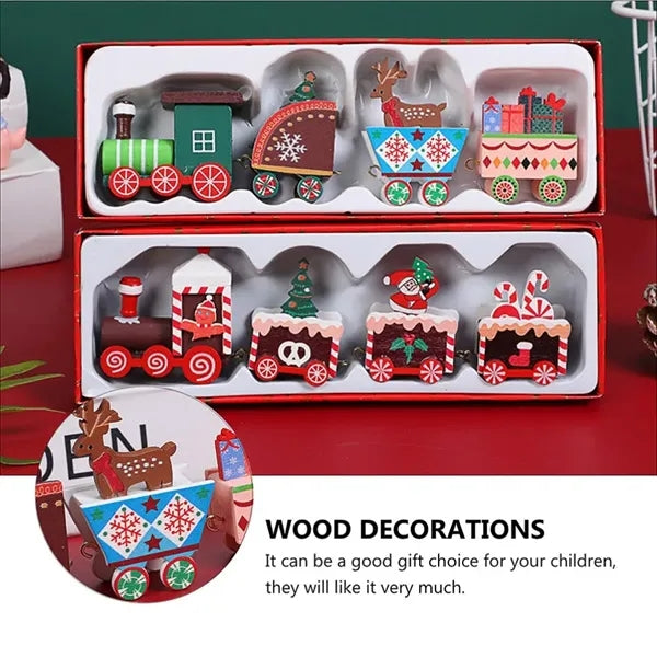 Wooden Holiday Train
