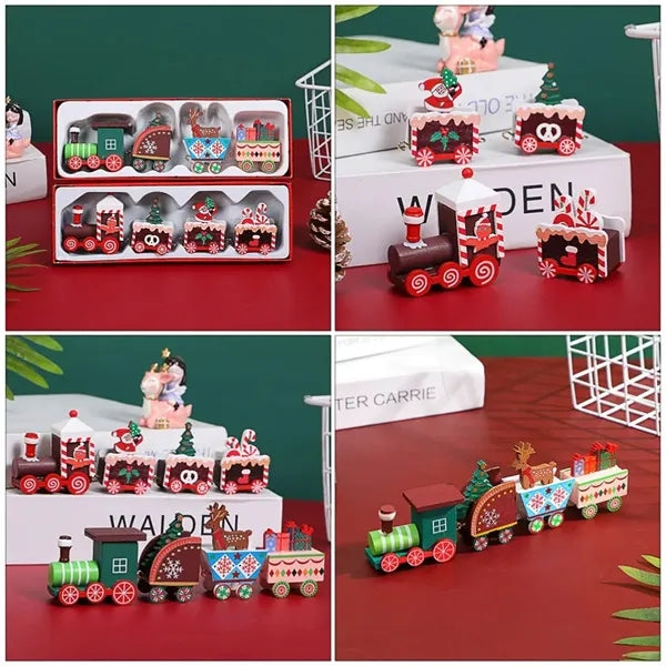 Wooden Holiday Train