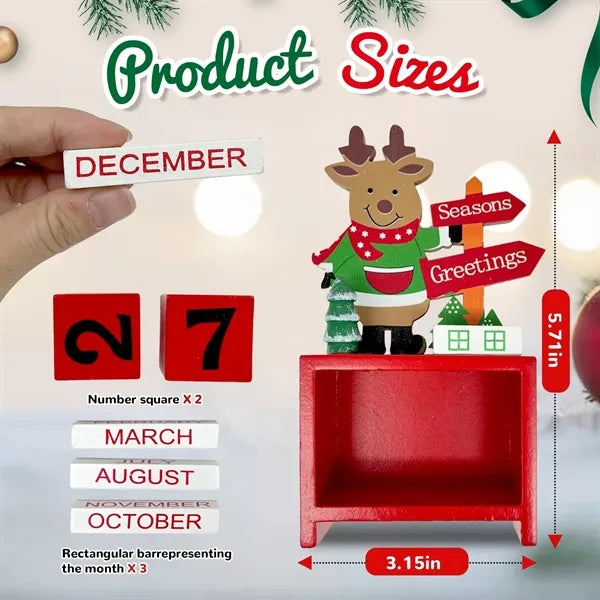 Wooden Countdown Calendar