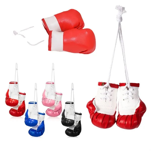 Mini Boxing Gloves Miniature Decorative Ornament
