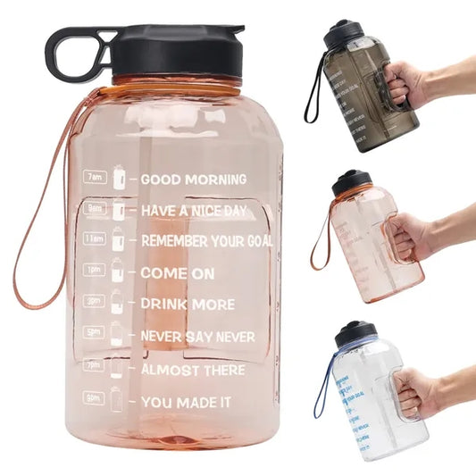 1 Gallon Water Bottle with Time Marker