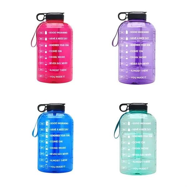 1 Gallon Water Bottle with Time Marker