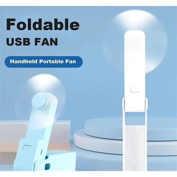 USB Rechargeable Portable Handheld Foldable Outdoor Mini Fan
