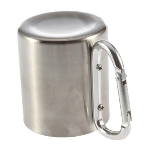 7OZ Stainless Steel Carabiner Mug