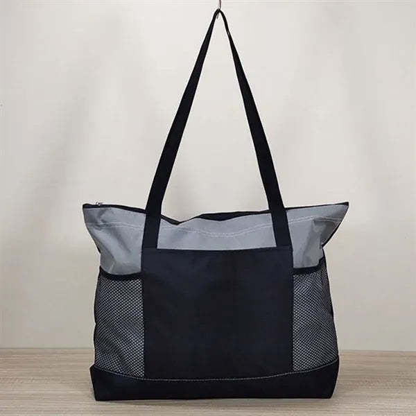 Portable Select Zipper Tote Bag Shopping Beach Travel