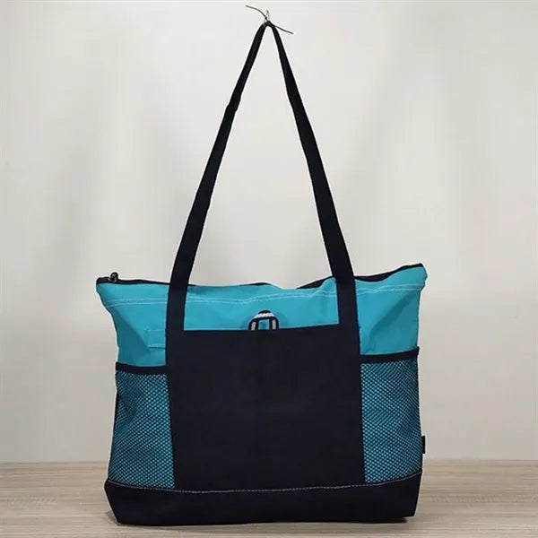 Portable Select Zipper Tote Bag Shopping Beach Travel