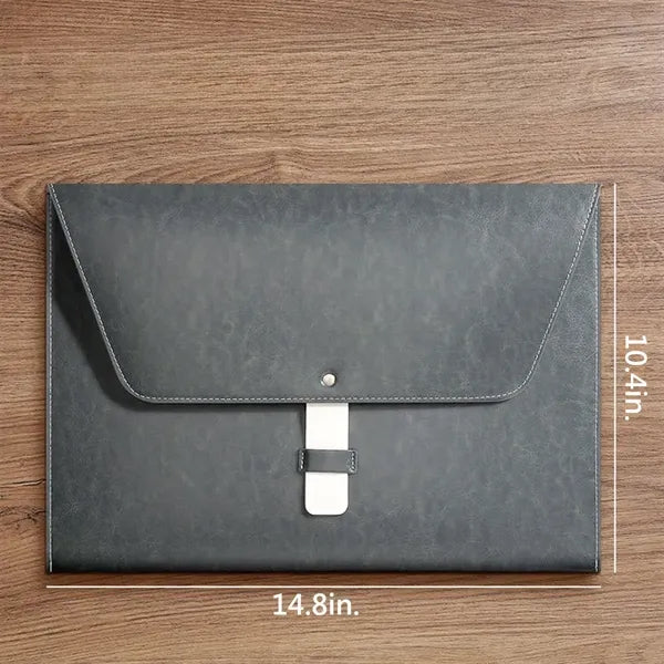 Leather Business Document Test Paper Information Bag A4