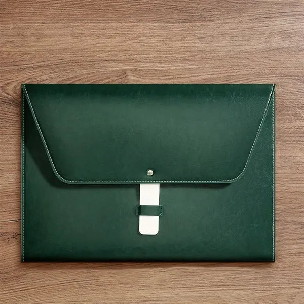 Leather Business Document Test Paper Information Bag A4