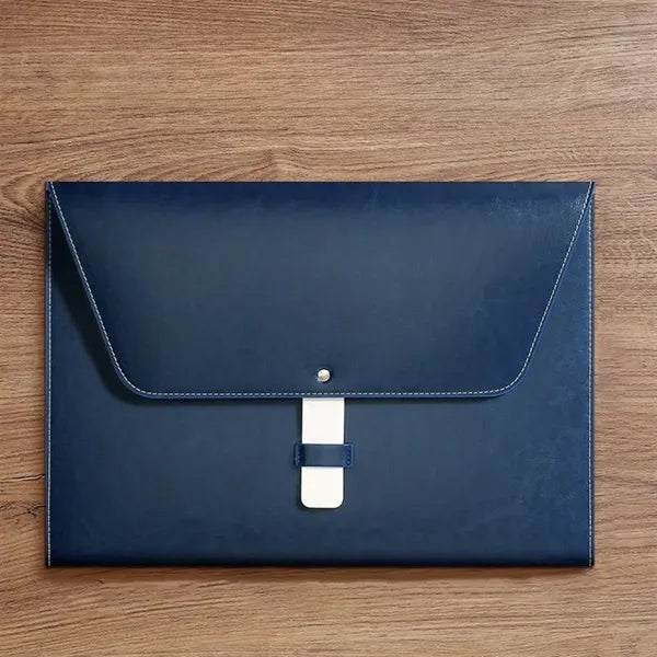Leather Business Document Test Paper Information Bag A4