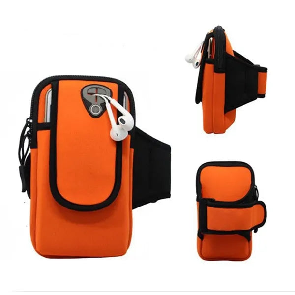 Outdoor Mobile Phone Earphone Arm Bag Running Fitness