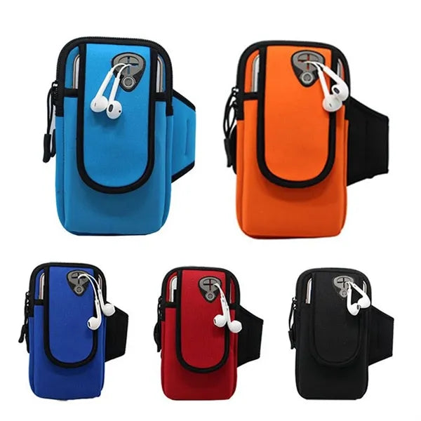 Outdoor Mobile Phone Earphone Arm Bag Running Fitness