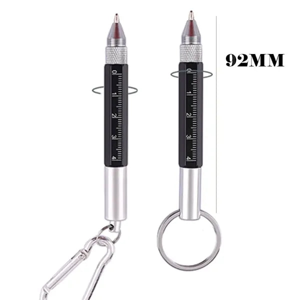 6 in 1 Multitools Pen Keychain W/Pen