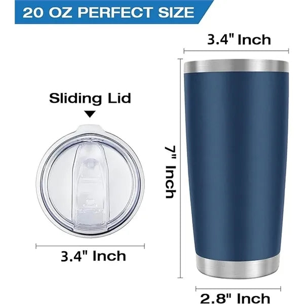 20oz Stainless Steel Vacuum Insulated Coffee Travel Mug