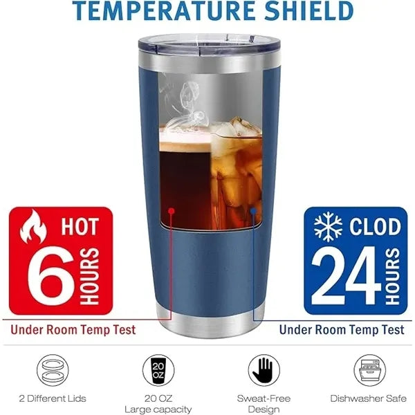 20oz Stainless Steel Vacuum Insulated Coffee Travel Mug