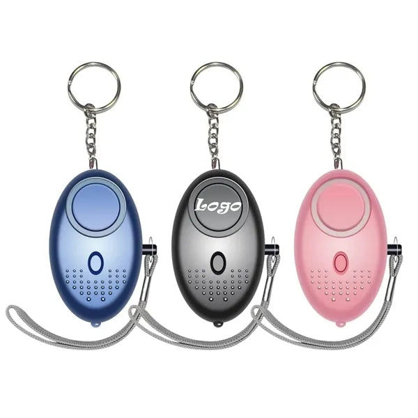Flashlight Alarm Keychain