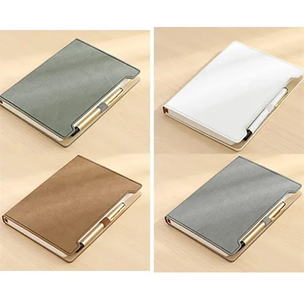 8.26''x6.1'' Leather Notebook Journal with Pen