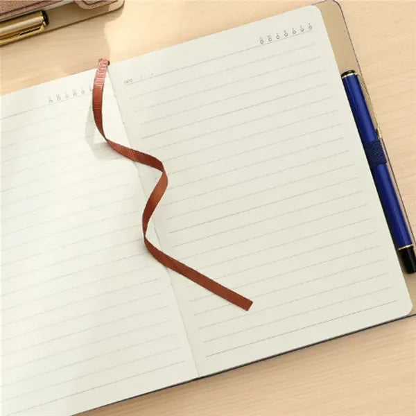 8.26''x6.1'' Leather Notebook Journal with Pen