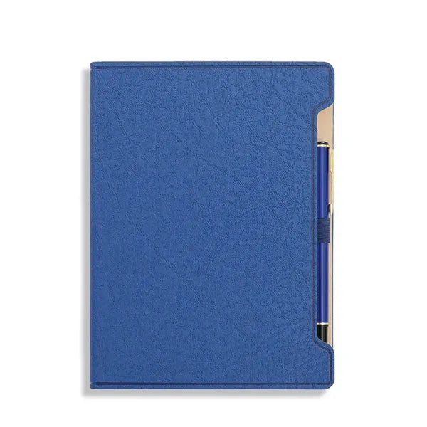 8.26''x6.1'' Leather Notebook Journal with Pen