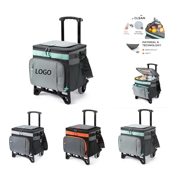 Wheeled Insulated Rolling Cooler Bag