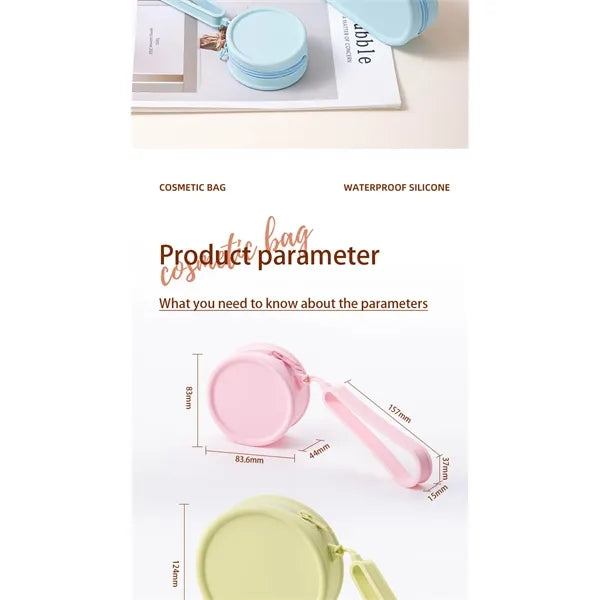 Round shape silicone bag