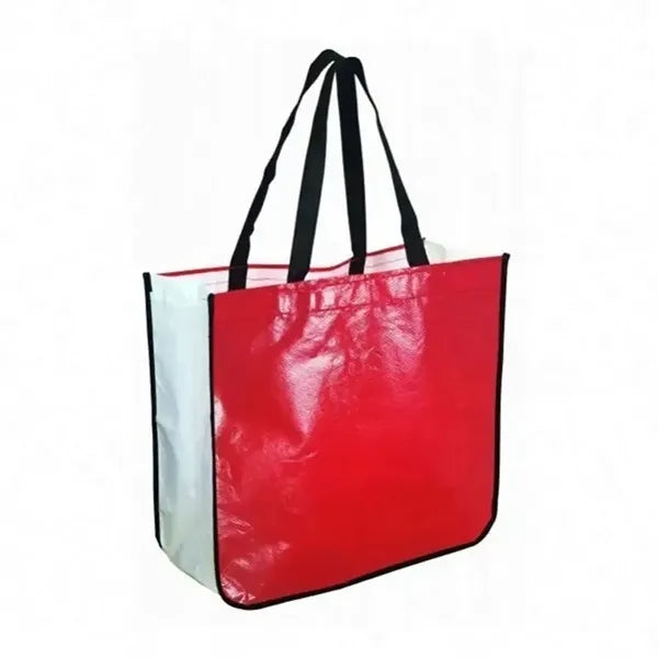 Extra Large Laminated Shopping Tote Bag