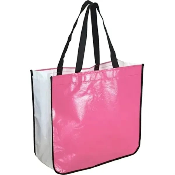 Extra Large Laminated Shopping Tote Bag