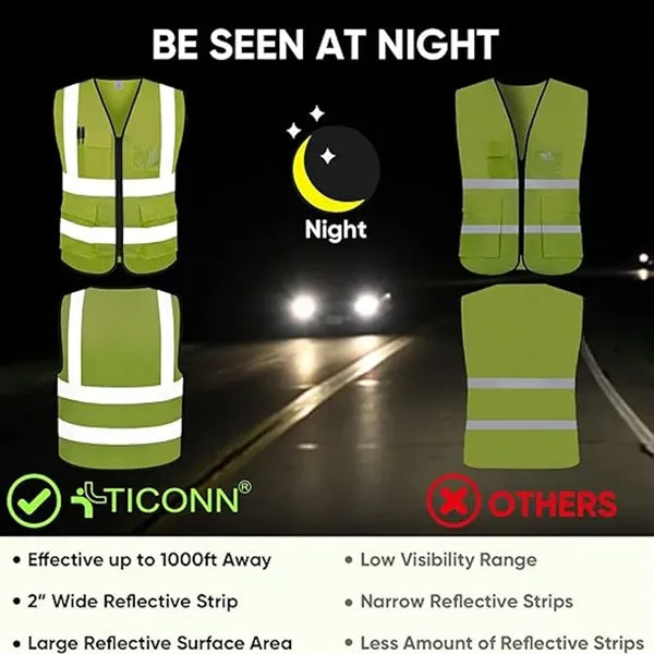 Reflective Mesh Safety Vest