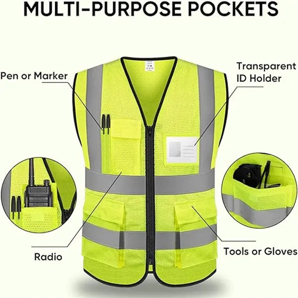Reflective Mesh Safety Vest