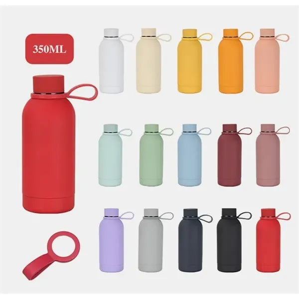 350ml Rubber Painting Insulated Water Bottle