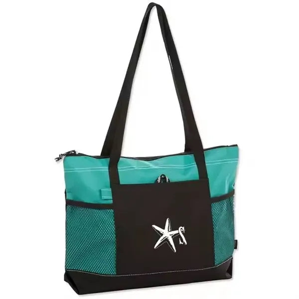 Feather Flight Zippered Tote Bag
