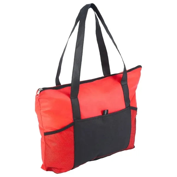Feather Flight Zippered Tote Bag