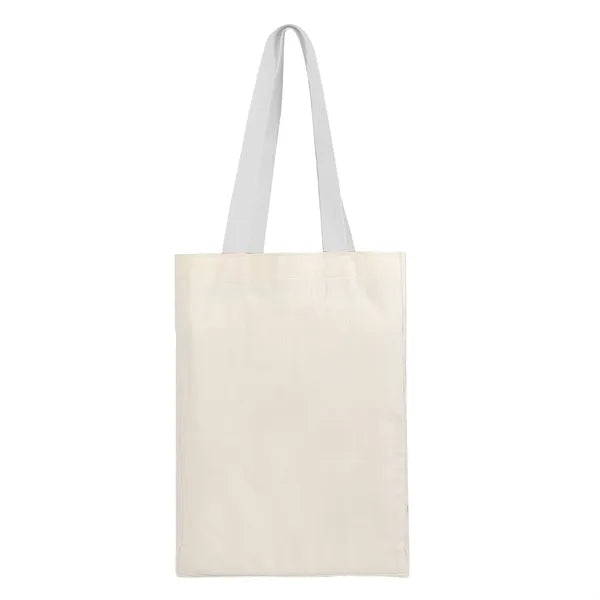 Natural Cotton Canvas Grocery Tote Bag