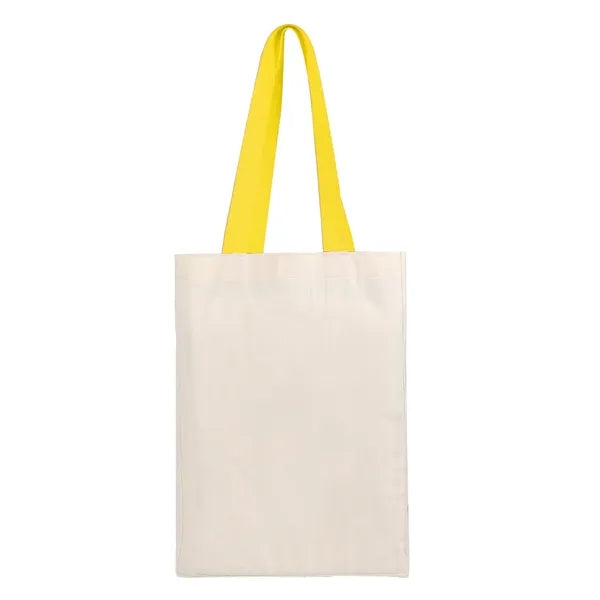 Natural Cotton Canvas Grocery Tote Bag