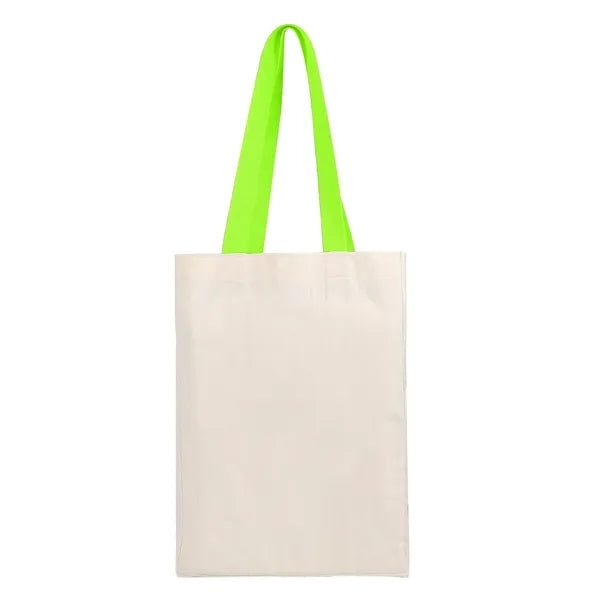 Natural Cotton Canvas Grocery Tote Bag
