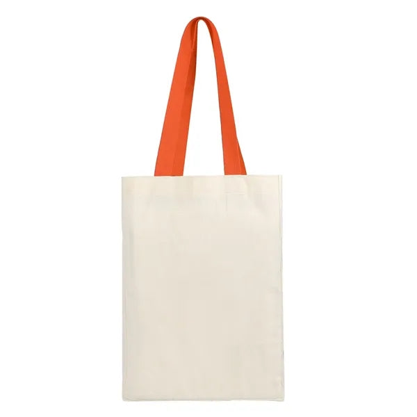 Natural Cotton Canvas Grocery Tote Bag