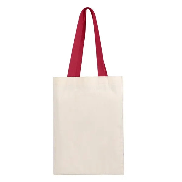 Natural Cotton Canvas Grocery Tote Bag