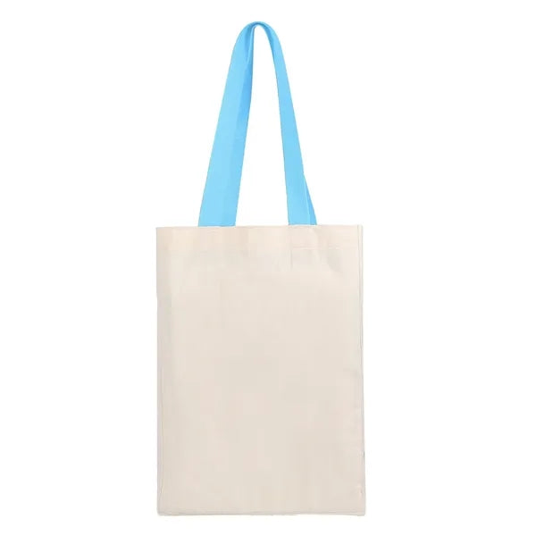 Natural Cotton Canvas Grocery Tote Bag